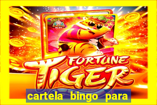 cartela bingo para cha de cozinha imprimir gratis